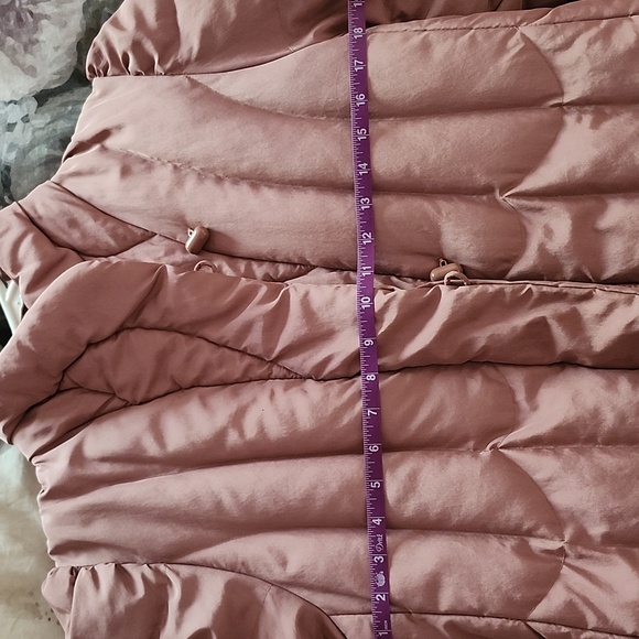 Full Length Down Puffer Coat Sz L - Picture 12 of 12